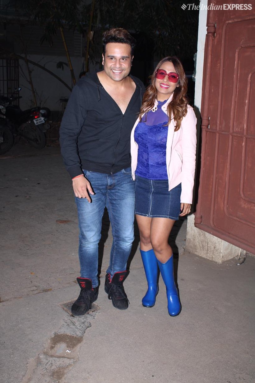 krushna abhishek, kashmeera shah photos