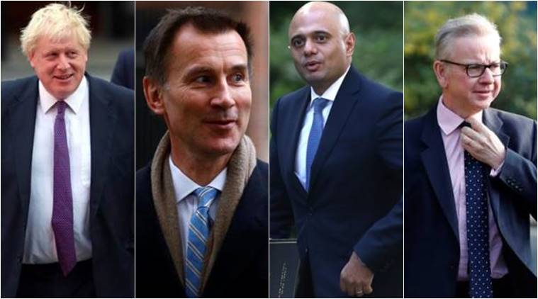 britain, brexit, Boris Johnson, Jeremy Hunt, Andrea Leadsom, Michael Gove, Sajid Javid, Dominic Raab, Rory Stewart, theresa may, britain elections, world news, indian express