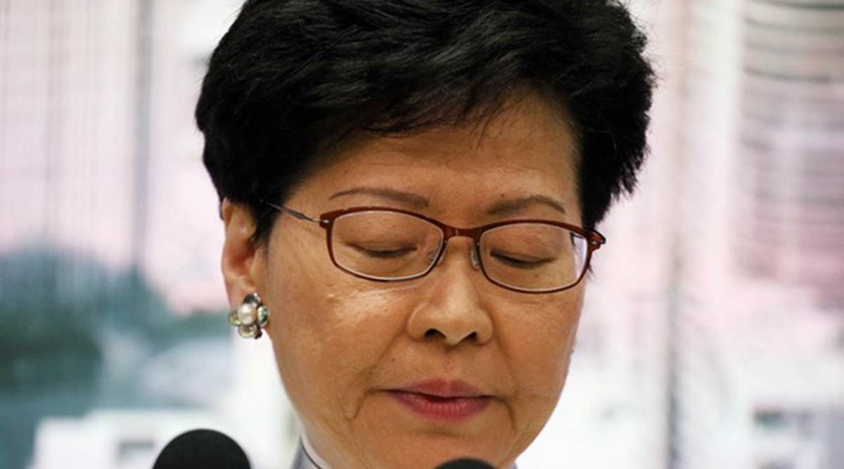 Hong Kong, Hong Kong news, Carrie Lam, Carrie Lam Hong Kong, Hong Kong Carrie Lam, Carrie Lam news, indian express, latest news