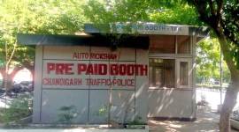 Chandigarh, Chandigarh news, Chandigarh auto, Chandigarh auto rickshows booth, indian express, latest news