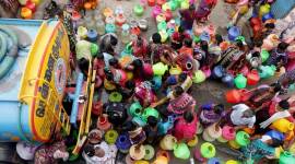 Lakhs of people are turning to water tank trucks in the southern state of Tamil Nadu as house and hotel taps run dry because of an acute water shortage caused by drying lakes and depleted groundwater.