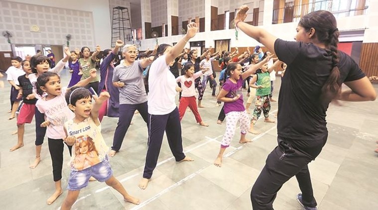 Chandigarh: From 8-year-olds to grandmas, everyone is in action in class