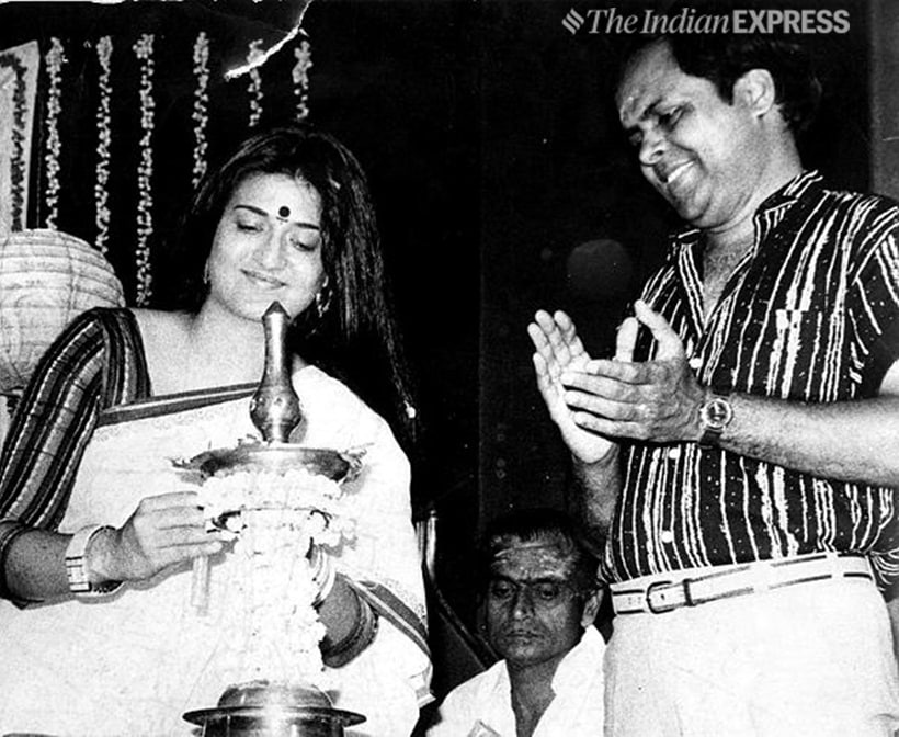 sarika with crazy mohan