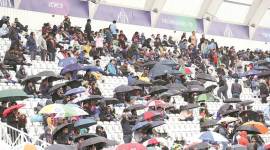 Hope floats at Old Trafford: Rain relents ahead of the match