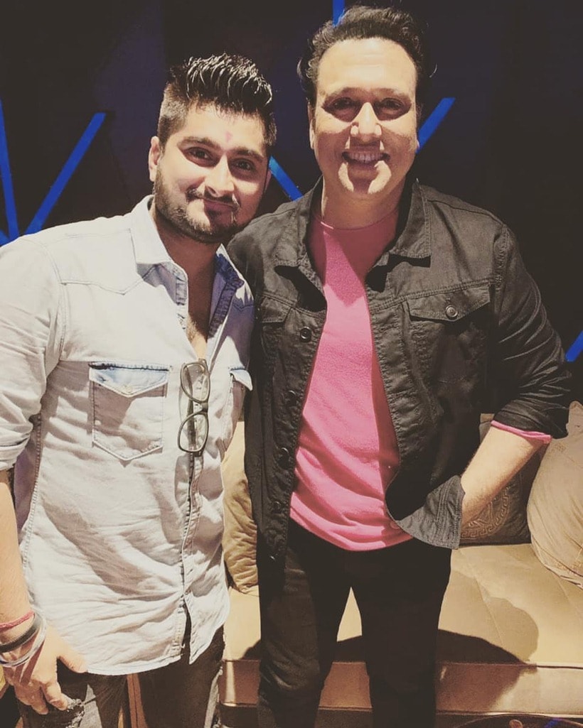 bigg boss contestant deepak thakur with govinda