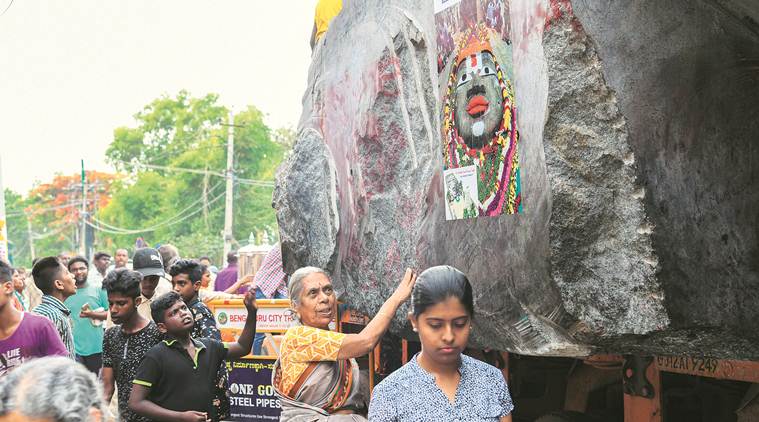 Karnataka, Vishwaroopam, Vishwaroopam statue, Vishwaroopama Hinduism, Kodanda Rama Swami temple, Indian express