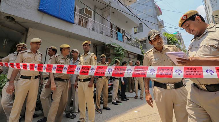 Delhi, Delhi News, Delhi Police, Vasant Kunj murder, elderly murder, crime news, murder news, Delhi crime, Kejriwal, AAP, Indian Express