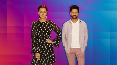 Dia Mirza Kaafir, Mohit Raina Kaafir, Dia Mirza pics, Mohit Raina pics, Kaafir, Dia Mirza Mohit Raina, new pics dia mirza, latest pics mohit raina shiva, mohit raina zee 5, dia mirza web series, dia mirza zee 5, new web series, kaafir pics, kaafir kashmir, kashnir new web series, zee 5 series, see 5 promotion pics, new pics, dia mirza beauty, dia mirza, mohit raina fitness, indianexpress.com, indianexpressonline, indianexpress, indianexpressnews, APH Images dia mirza, APH Images mohit raina, Kaafir promotions, Kaafir 2019 web series, mohit raina looks