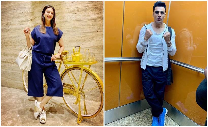 Divyanka Tripathi, Vivek Dahiya airport
