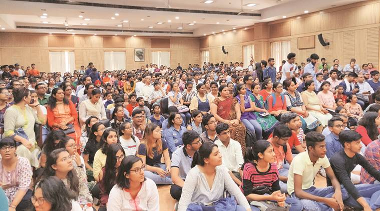 du, du admission, du admission procedure, ug programme, undergraduate programme, du first open day, du open day, indian express