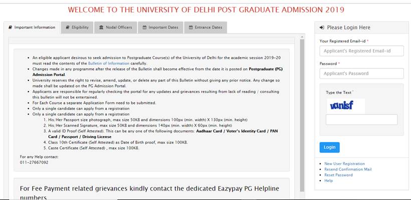 DU, DU admissions, DU PG admissions, delhi university admission, DU MA admission, university of delhi, du.ac.in, college admission, education news