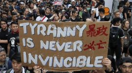 Protesters formed a sea of black along roads, walkways and train stations across Hong Kong’s financial centre to vent their frustration and anger at the bill and the government’s handling of the resulting demonstrations.