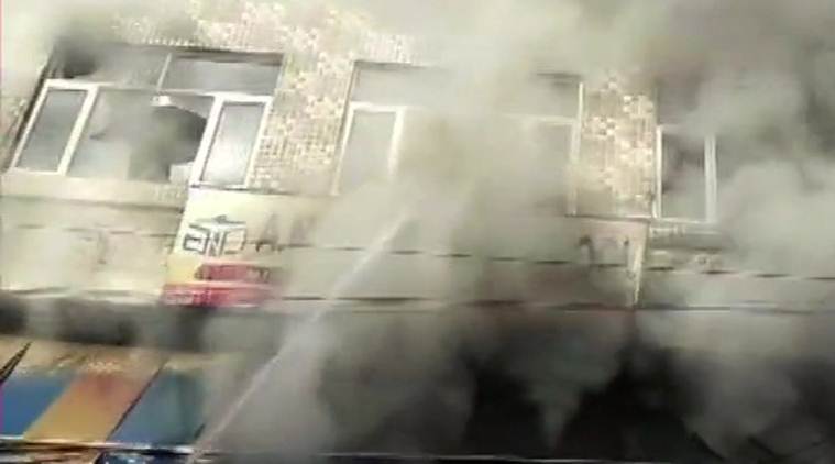 Three including two children dies in fire at a school in Faridabad