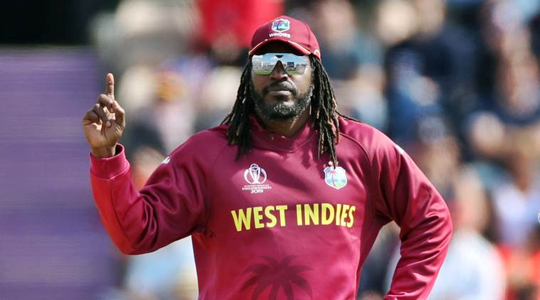 Chris gayle, Chris Gayle west indies, Gayle world cup 2019, Gayle world cup, Cricket world cup 2019, 2019 cricket world cup, 2019 world cup Chris Gay, Shai Hope, Marlon Samuels, West Indies 2019 World cup, west indies cricket, indian express sports, sports news