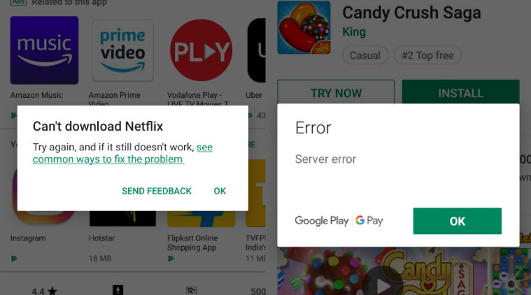 google play store back online users