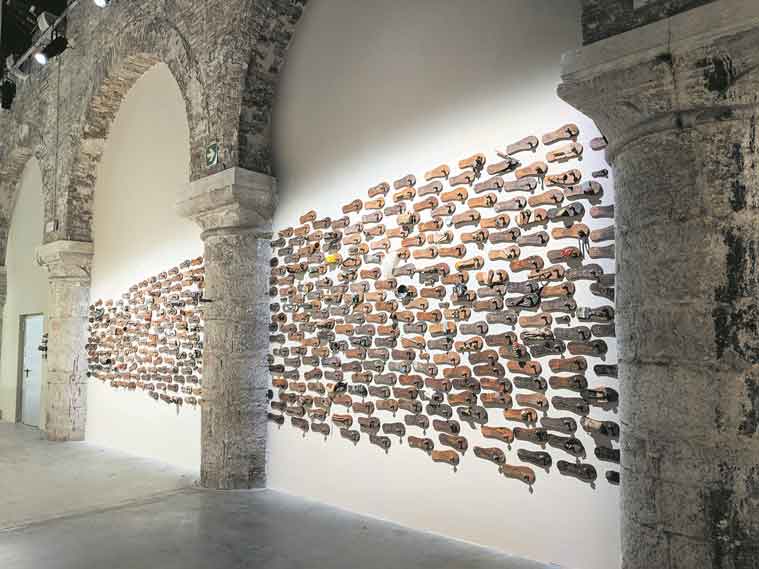 GR Iranna; Wounded Tools, Venice Biennale, artist GR Iranna’s studio, artists Nandalal Bose