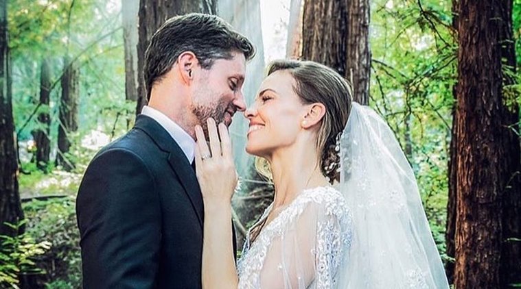 Hilary Swank and philip schneider photo