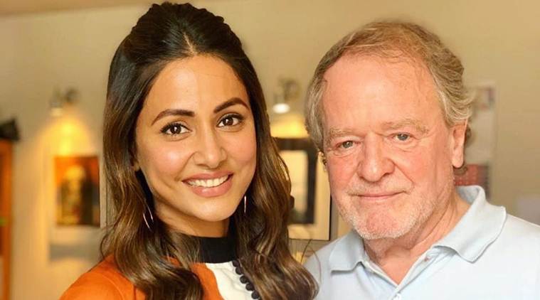 hina khan with marc Baschet