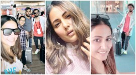 Hina Khan back to India Paris latest photos