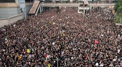 Hong Kong, Hong Kong protest, Hong Kong news, Hong kong protest news, protest Hong Kong, Carrie Lam, Carrie Lam Hong Kong, Hong Kong Carrie Lam, Carrie Lam news, Hong kong black protest, Carrie Lam step down, Carrie Lam resignation, world news, indian express, latest news