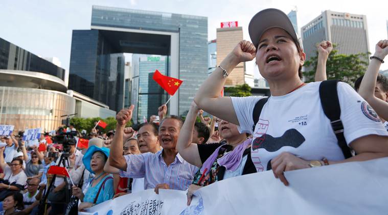 Hong Kong, Hong Kong protest, Hong Kong China, China Hong Kong, Hong Kong extradition, Extradition Hong Kong bill, Hong Kong extradition bill, Indian Express, latest news