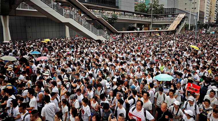 Hong Kong, Hong Kong protest, Hong Kong extradition law, extradition law Hong Kong, Hong Kong news, Indian Express, latest news