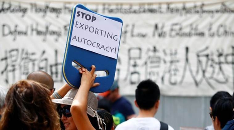 Hong Kong, Hong Kong protest, Hong Kong extradition law, extradition law Hong Kong, Hong Kong news, Indian Express, latest news