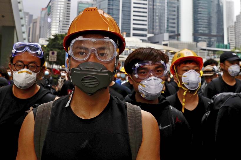 Hong Kong, Hong Kong protest, hong kong protest photos, Hong Kong news, Hong kong protest news, protest Hong Kong, Carrie Lam, Carrie Lam Hong Kong, Hong Kong Carrie Lam, Carrie Lam news, Hong kong black protest, Carrie Lam step down, Carrie Lam resignation, world news, indian express, latest news