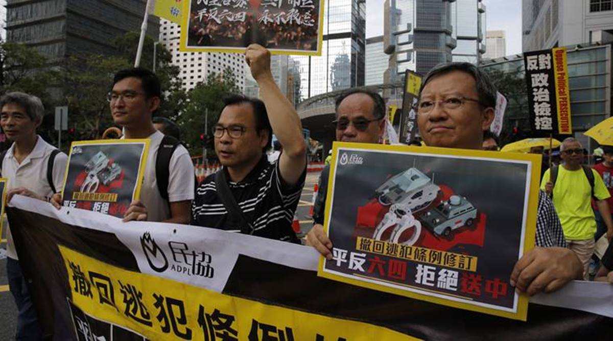 hong kong extradition laws, hong kong protest, us-china dispute, china-hong kong dispute, hong kong pro-republic protest, mainland china, express explained, indian express