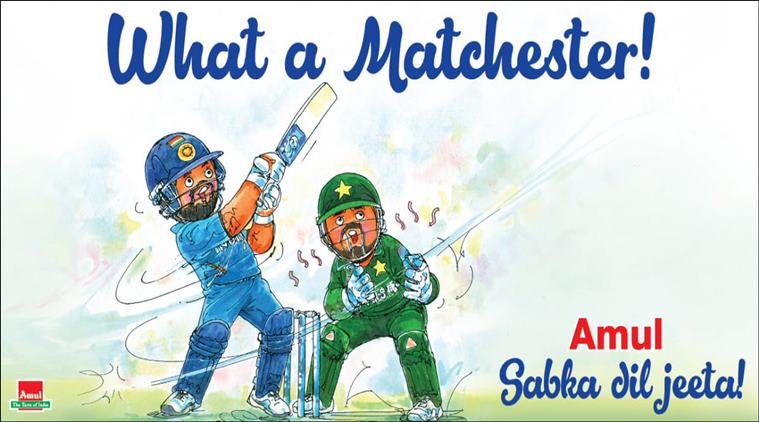 This Amul cartoon on Ind vs Pak match and Sarfaraz Ahmed's yawn leaves netizens in splits | Trending News,The Indian Express This Amul cartoon on Ind vs Pak match and Sarfaraz Ahmed's yawn leaves netizens in splits | Trending News,The Indian Express