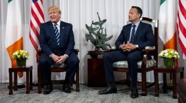 On Trump’s Ireland visit, talk of Brexit and border walls