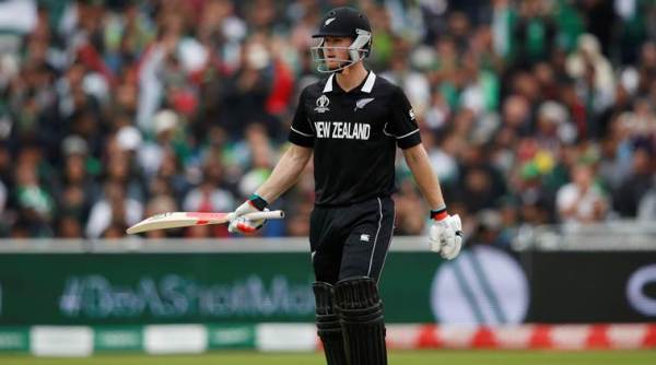 James Neesham, Colin de Grandhomme, ODI de partenariat de sixième guichet le plus élevé, Coupe du monde de partenariat de sixième guichet le plus élevé, Nouvelle-Zélande contre Pakistan, Pakistan contre Nouvelle-Zélande, PAK contre NZ, NZ contre PAK, James Neesham 97 contre Pakistan, James Neesham score ODI le plus élevé, Coupe du monde ICC 2019