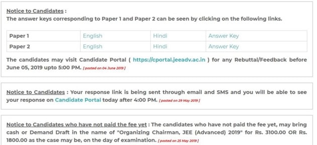 jee, jee advanced, jee advanced answer key, iit jee advanced result date 2019, jeeadv.ac.in, iit jee advanced cut-off, jee advanced 2019 answer key download link, jee main 2019, iit admissions, jee advanced answer key objection, jeeadv.ac.in, education news, indian express, indian express news
