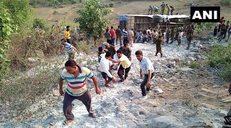 Jharkhand bus accident, bus accident Jharkhand, Jharkhand bus fell into gorge, Jharkhand accident, Jharkhand accident news