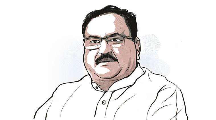 BJP working president JP Nadda, JP Nadda BJP, Indian express