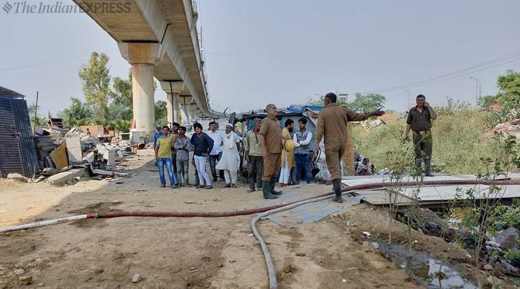 Delhi: Fire at Kalindi Kunj furniture market brings metro's Magenta Line services to a halt; no casualties reported