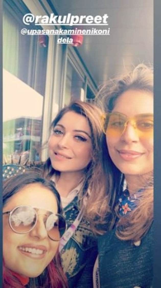 Kanika Kapoor, Upasana Kamineni Konidela, Rakul