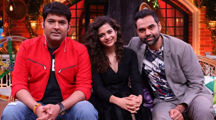   Abhay Deol and Mithila Palkar on the show of kapil sharma 