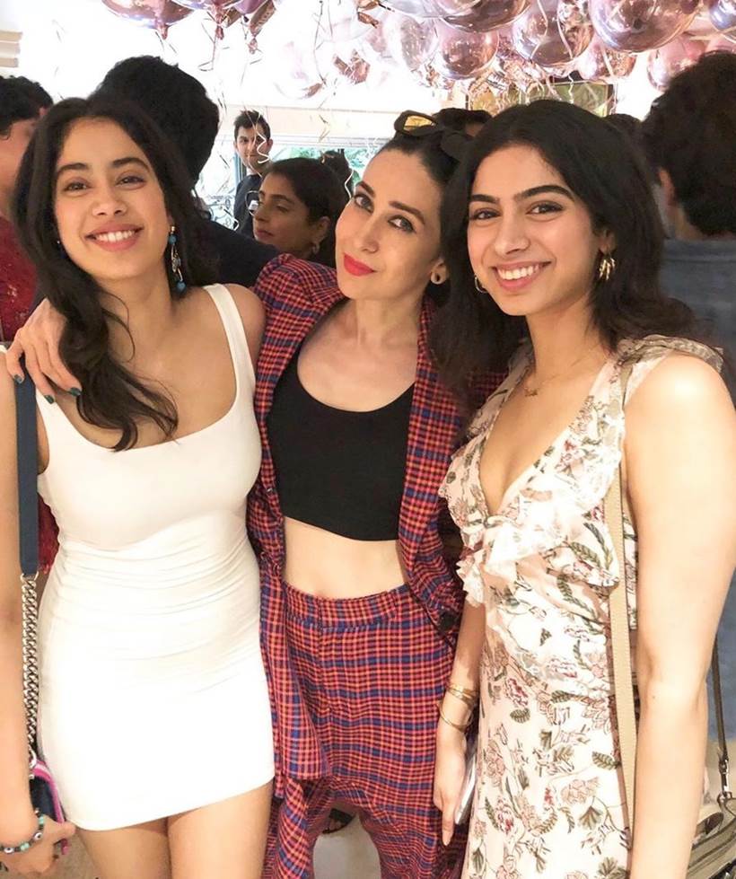 karimsma kapoor, janhvi, khushi