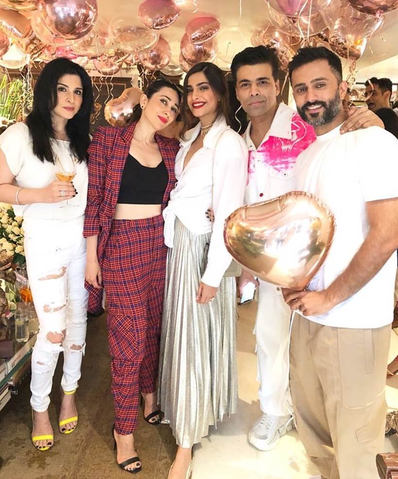 karisma, sonam, anand, karan