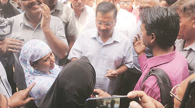 kejriwal, outreach programme, kejriwal promise, aap outreach programme, lok sabha polls, delhi cm, deoli, deoli water supply, deoli assembly constituency, delhi assembly elections, indian express