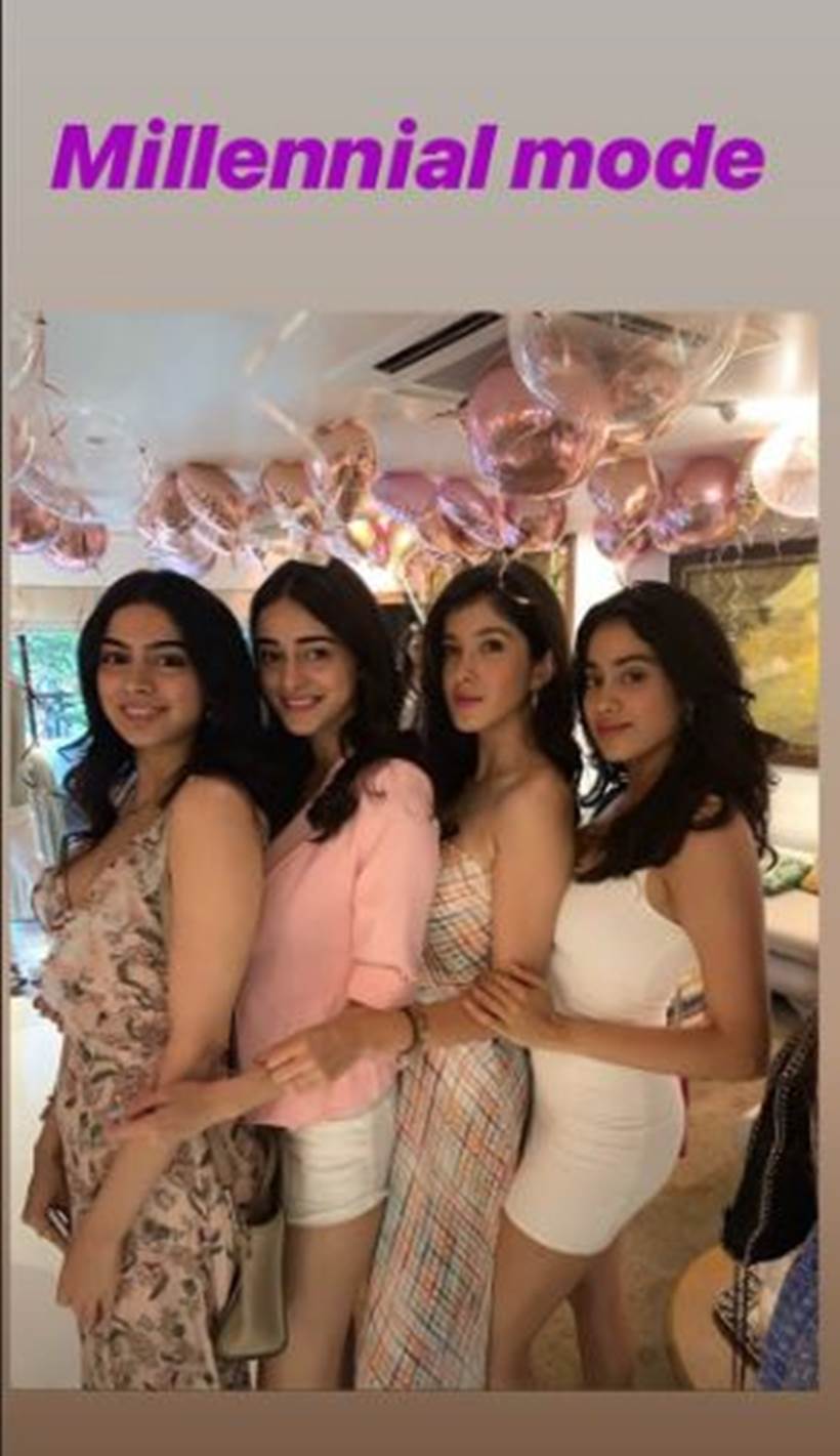 khushi, ananya, shanaya, janvi