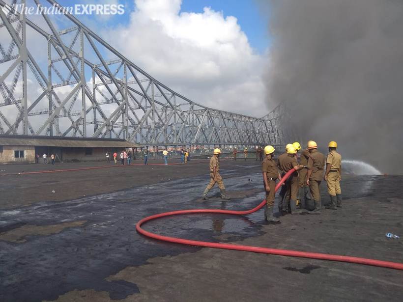 Kolkata fire: Massive blaze at chemical factory near Howrah bridge; no casualties
