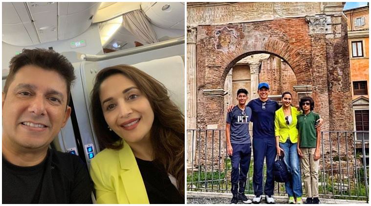   Madhuri Dixit Vacation in Rome 