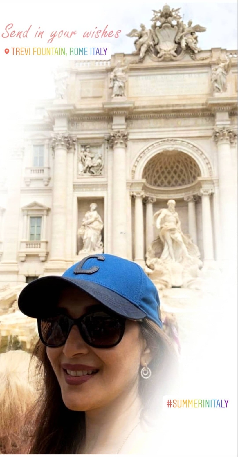 madhuri dixit in rome