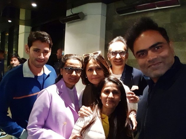 mahesh babu celebrates maharshi with family in London