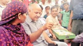 AAP government, Manish Sisodia, Education minister Manish Sisodia, Arvind Kejriwal, Chief Minister of Delhi,  Directorate of education, Hrd, twitter, tweet, celeb tweets, CM tweets, the education department in India, Dr. Rajendra Prasad Sarvodaya Vidyalaya, school raids, India news, Indian Express