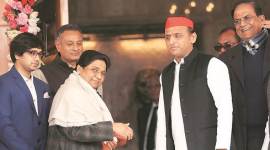 Mayawati, Mayawati on private jobs, quota reservation, mayawati on reservation, Akhilesh yadav, akhilesh yadav of development, up news, indian express