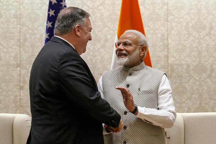 mike pompeo, us secretary of state, us secretary of state mike pompeo, narendra modi, prime minister narendra modi, pm modi mike pompeo, s jaishankar, external affairs minister, india news, Indian Express