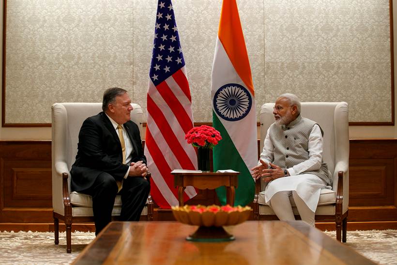 mike pompeo, us secretary of state, us secretary of state mike pompeo, narendra modi, prime minister narendra modi, pm modi mike pompeo, s jaishankar, external affairs minister, india news, Indian Express